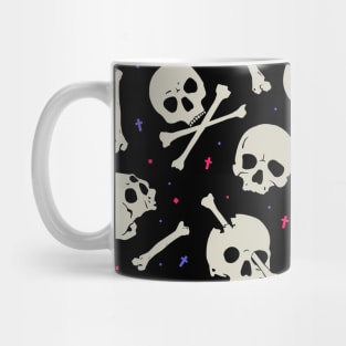 Halloween Skulls Pattern Mug